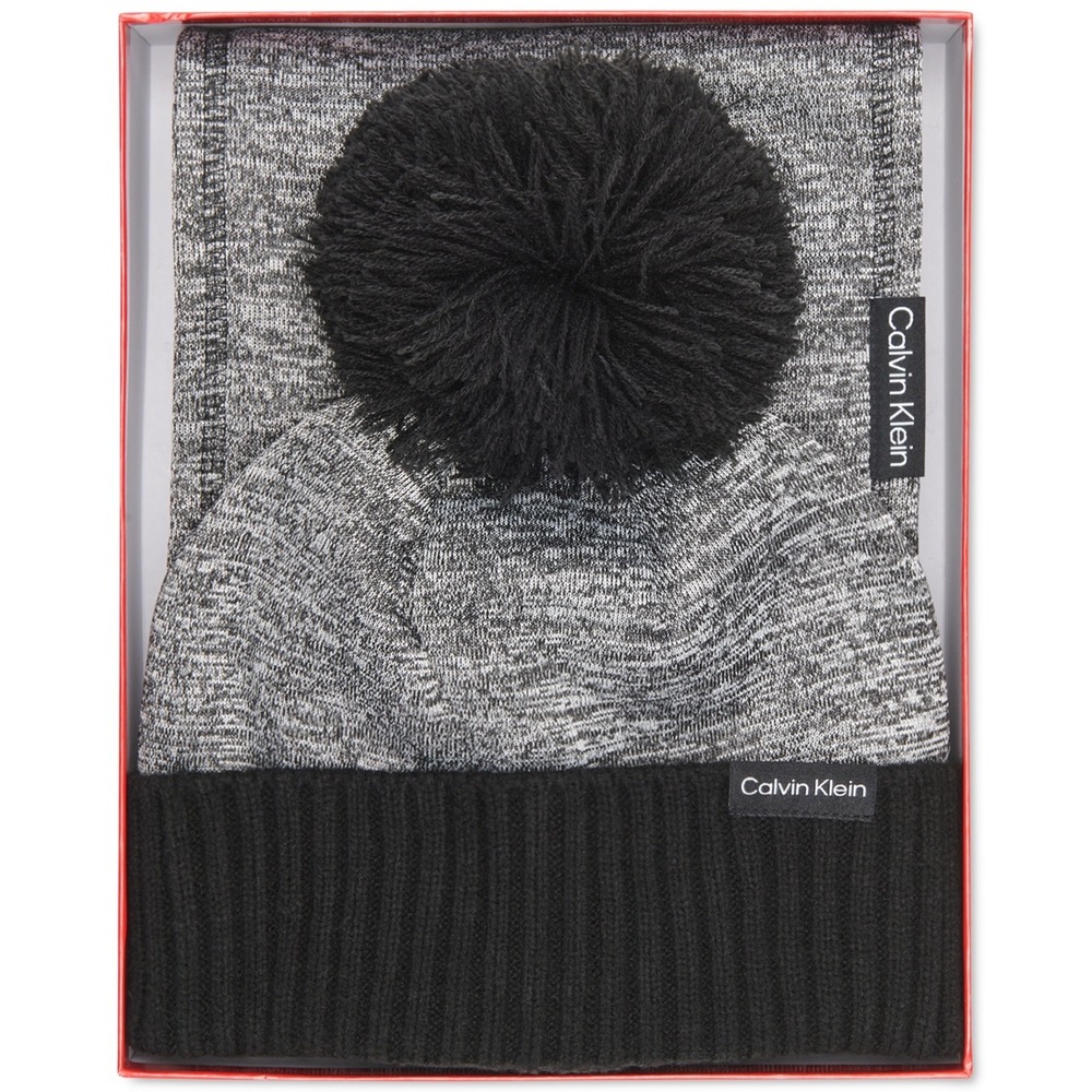 Calvin Klein Women's 2-Pc.‎ Sweater Fleece Hat & Scarf Gift Set
